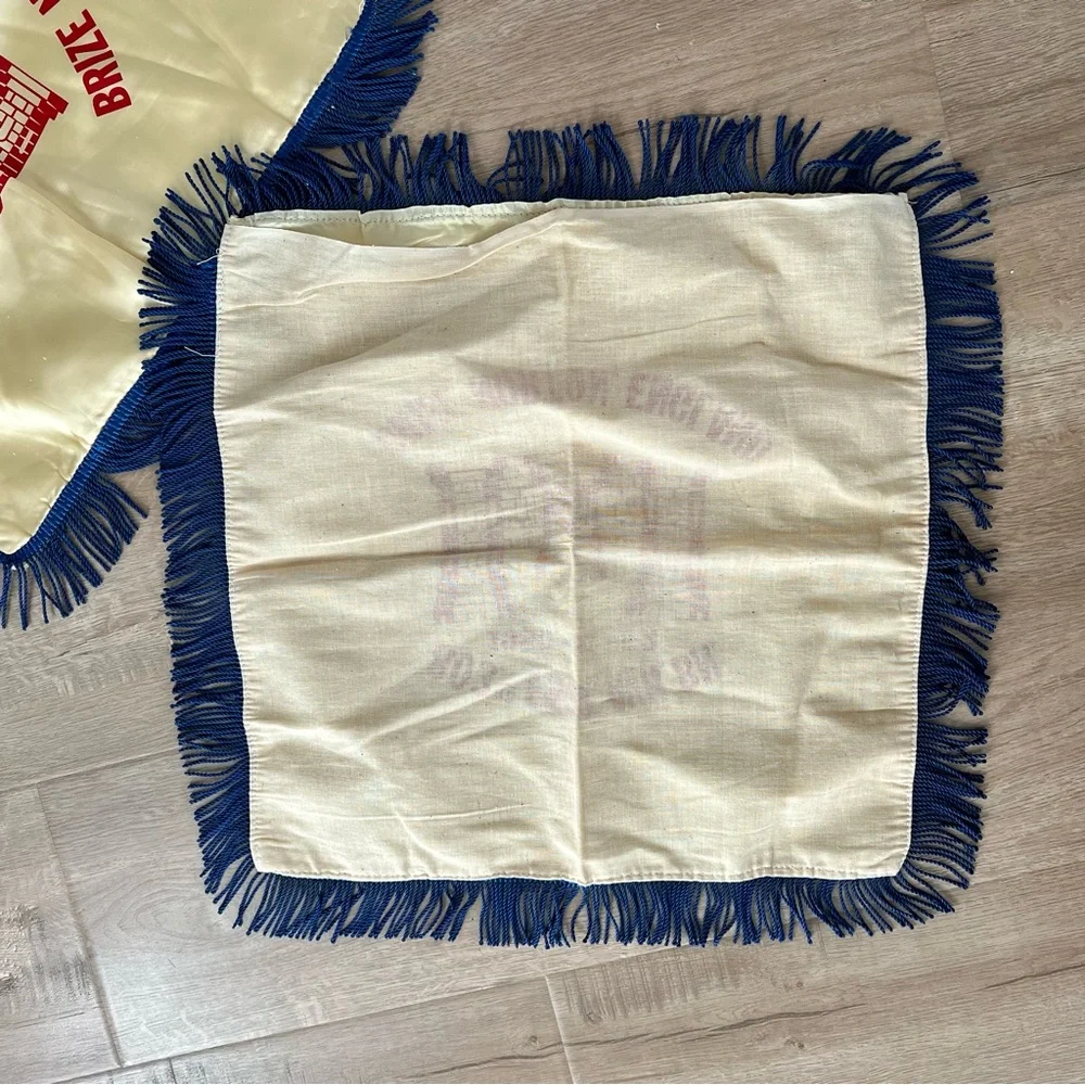 Vintage 1950-51-52 Satin Pillow Case 803rd ENGR.AVN.BN. Brize Norton England 2pc